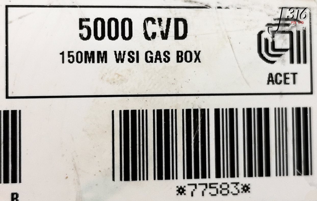 23401 APPLIED MATERIALS ASSY GAS BOX 150MM WSI W/O COVER, 5000 CVD